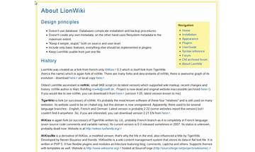LionWiki: App Reviews; Features; Pricing & Download | OpossumSoft